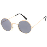 zeroUV Small Round Dapper True Vintage Metal Sunglasses C669 Sunglasses