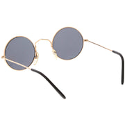 zeroUV Small Round Dapper True Vintage Metal Sunglasses C669 Sunglasses