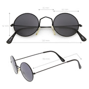 zeroUV Small Round Dapper True Vintage Metal Sunglasses C669 Sunglasses