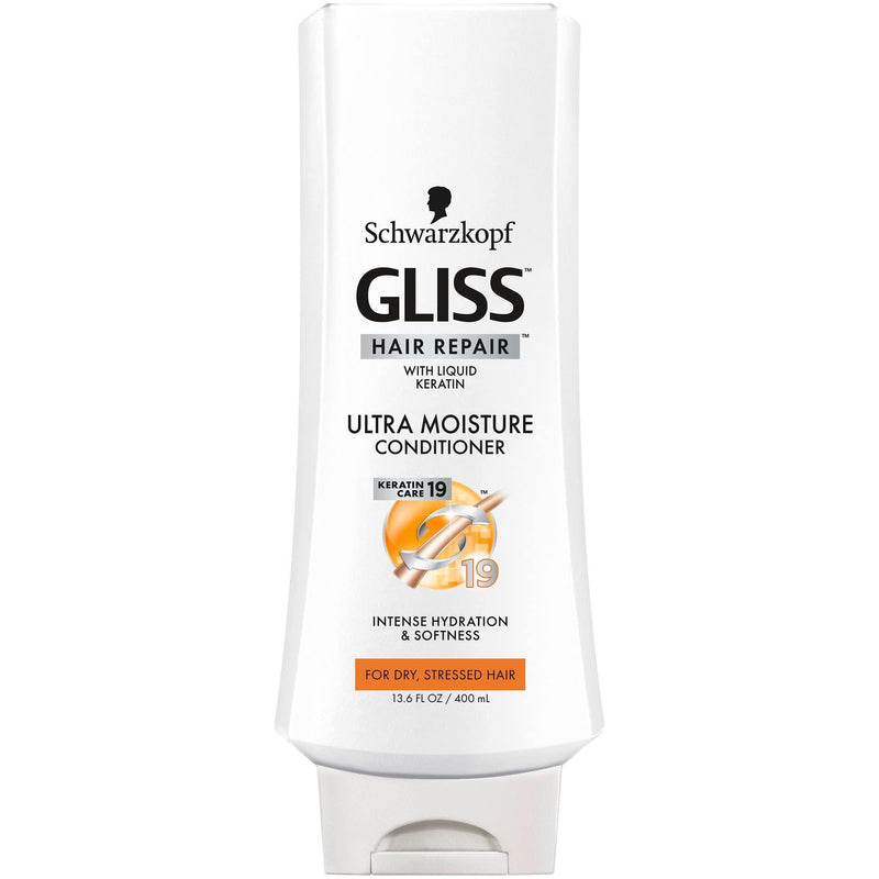 Schwarzkopf Schwarzkopf Gliss Conditioner, Ultra Moisture, Hair Repair Conditioners