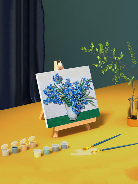 Van Gogh's Irises DIY 3D Oil Painting Kit