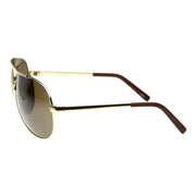 zeroUV Extra Large Metal Oversize Frame Aviator Sunglasses 1580 70mm Sunglasses