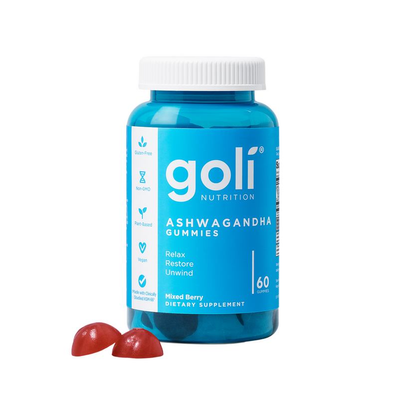 Goli Nutrition Goli Nutrition Ashwagandha Gummies, Mixed Berry, 60 Gummies Vitamins & Supplements