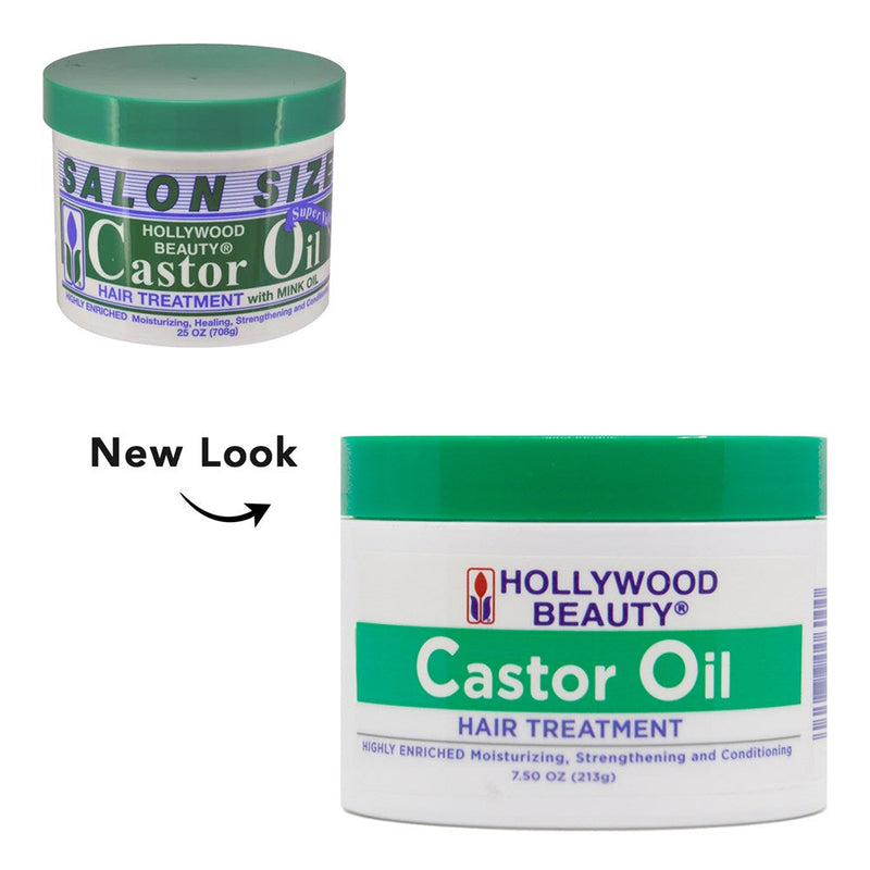 Hollywood Beauty Hollywood Beauty Castor Oil Hair Treatment With Mink Oil, 7.5 Oz Health & Beauty