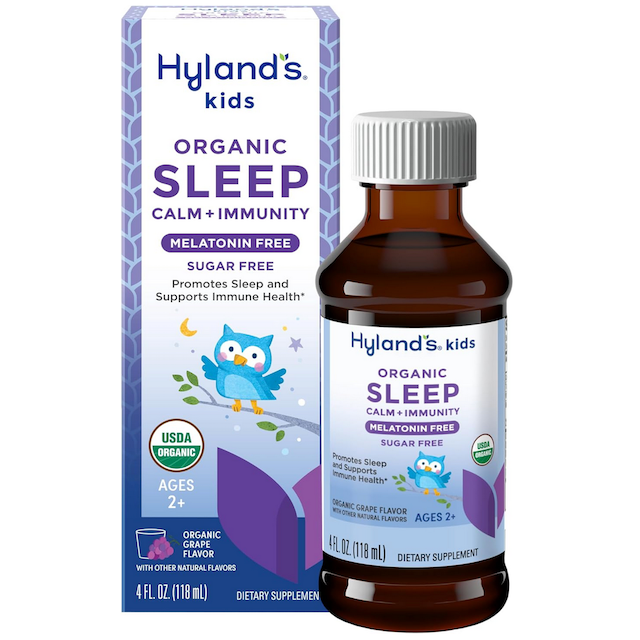 Hyland's Kids Hyland's Kids Organic Sleep Clam + Immunity Melatonin Free Liquid Snoring & Sleep Apnea Aids