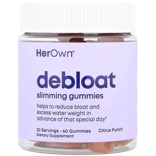 Her Own Her Own® Debloat Gummies – Bloating & Gas Relief (60 ct) Vitamins & Supplements