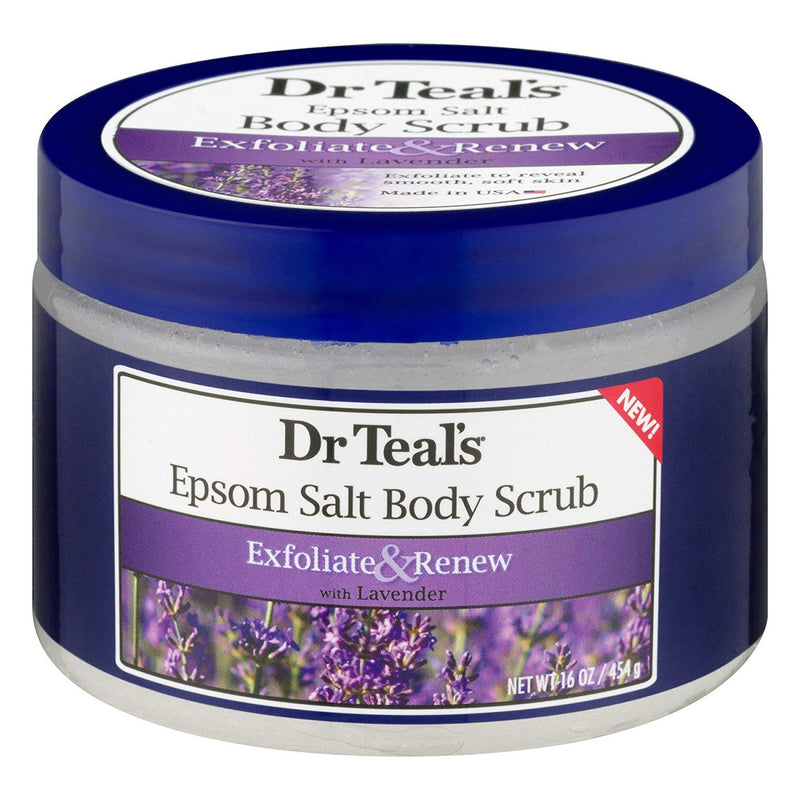 Dr Teal's Dr Teal's Exfoliate & Renew Lavender Epsom Salt Body Scrub - 16oz Bath & Body