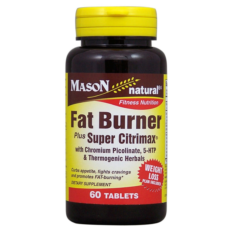 Mason Natural Mason Natural Fat Burner Plus Super Citrimax Tablets Vitamins & Supplements White Smoke