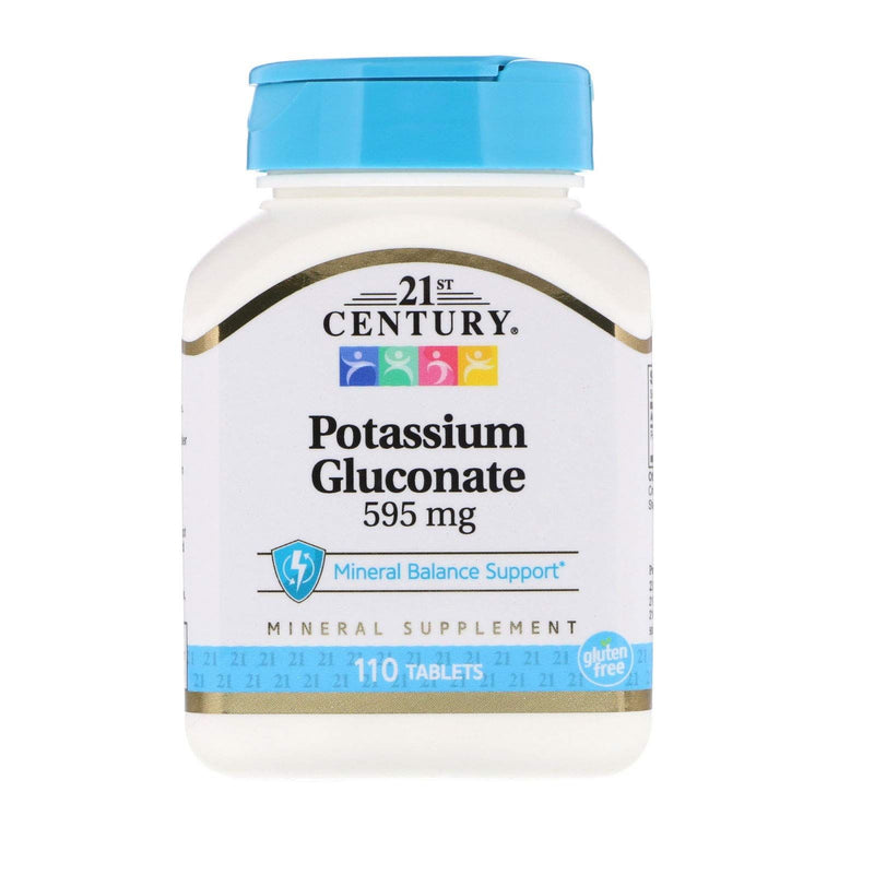 21st Century 21st Century Potassium Gluconate 595 Mg - 110 Tablets Vitamins & Supplements