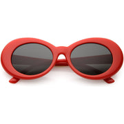 zeroUV Retro 1990's Fashion Oval Clout Goggle Sunglasses 51mm C381 Sunglasses