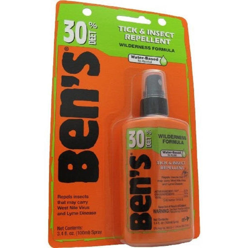 Ben's Ben's S 30 Tick & Insect Repellent 3.4 Oz. Pump Spray Repellents White Smoke