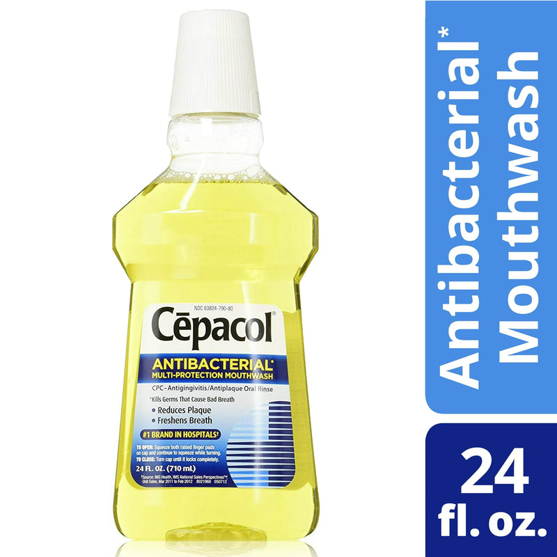 Cepacol Cepacol Antibacterial Mouthwash, Gold, 24 Oz Mouthwash
