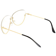 zeroUV Women's Oversize Rimless Clear Lens Glasses C294 Glasses