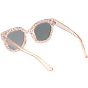 zeroUV Oversize Novelty Star Embellished Horned Rim Sunglasses C683 Sunglasses