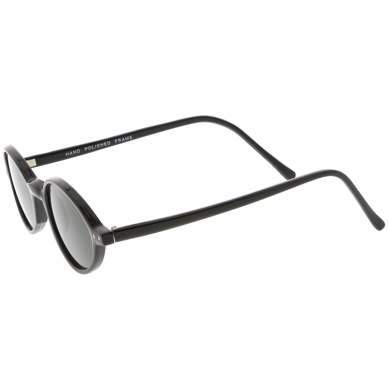 zeroUV European True Vintage Round Oval Dapper Sunglasses C659 Sunglasses