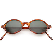 zeroUV European True Vintage Round Oval Dapper Sunglasses C659 Sunglasses