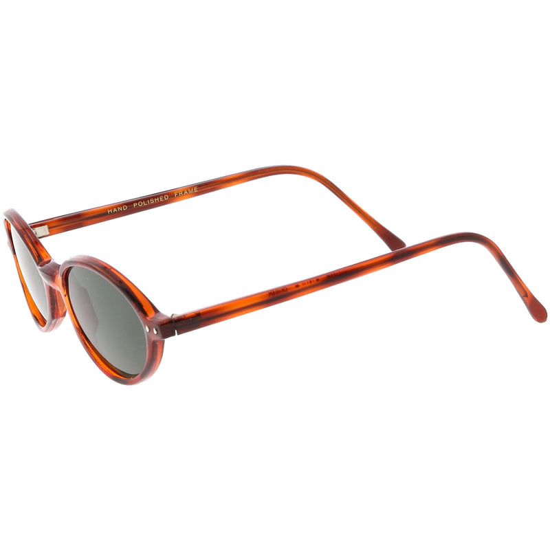 zeroUV European True Vintage Round Oval Dapper Sunglasses C659 Sunglasses