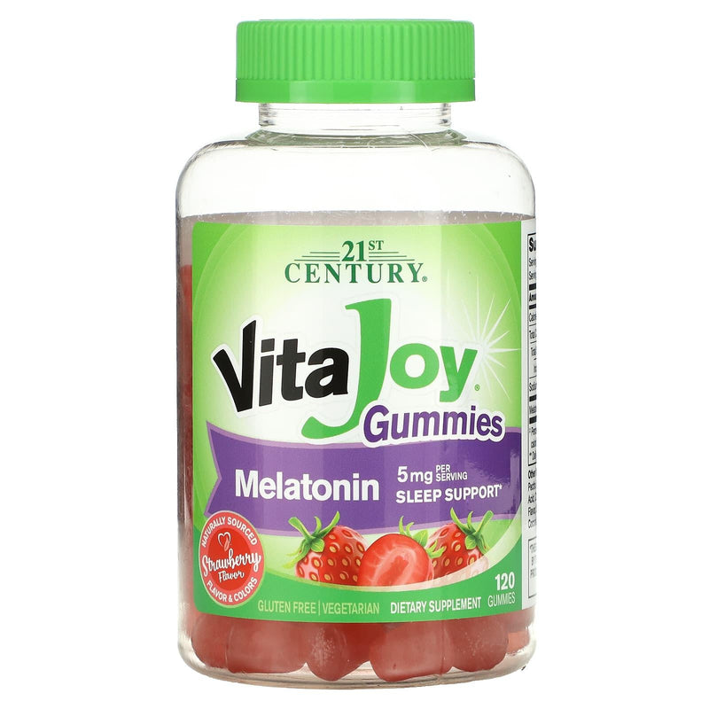21st Century 21st Century Vitajoy 5 Mg Melatonin Gummies, Strawberry Health & Beauty