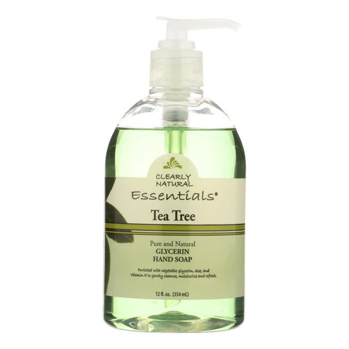 Clearly Natural Pure And Natural Glycerine Hand Soap Tea Tree - 12 Fl Oz -Pack of 2