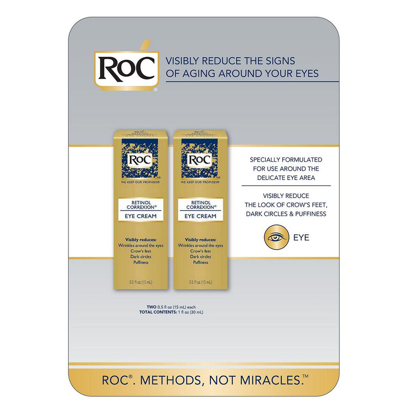 RoC RoC Retinol Correxion Eye Cream 0.50 Fl Oz Skin Care Gray