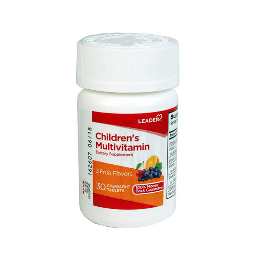 Leader Leader Multivitamin Childrens Chewable Tablets Fruit Vitamins & Supplements