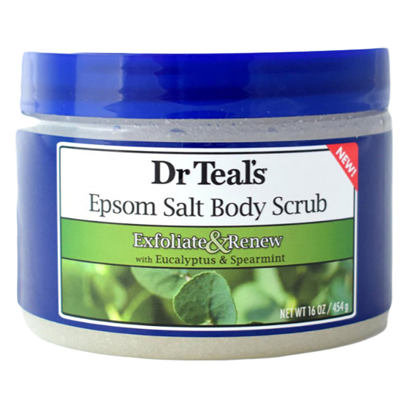 Dr Teal's Dr Teal's Body Scrub  Exfoliate + Renew Eucalyptus + Spearmint  12 Oz Scrubs