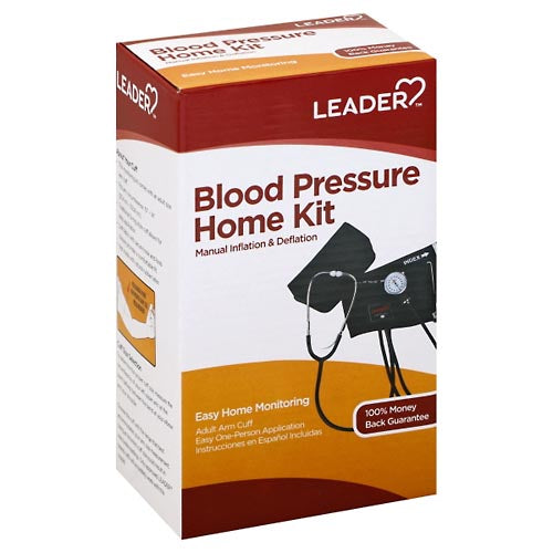 Rx 1 Rx 1 Leader, Blood Pressure Home Kit, Manual Inflation & Deflation, Ea Blood Pressure Monitors