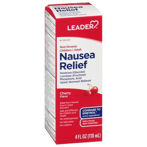 Leader Leader Nausea Relief Children And Adult Cherry Flavor 4 Oz Vitamins & Supplements