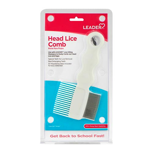 Leader Leader Professional Head Lice & Nit Comb, Stainless Steel Teeth, 1 Count Combs & Brushes