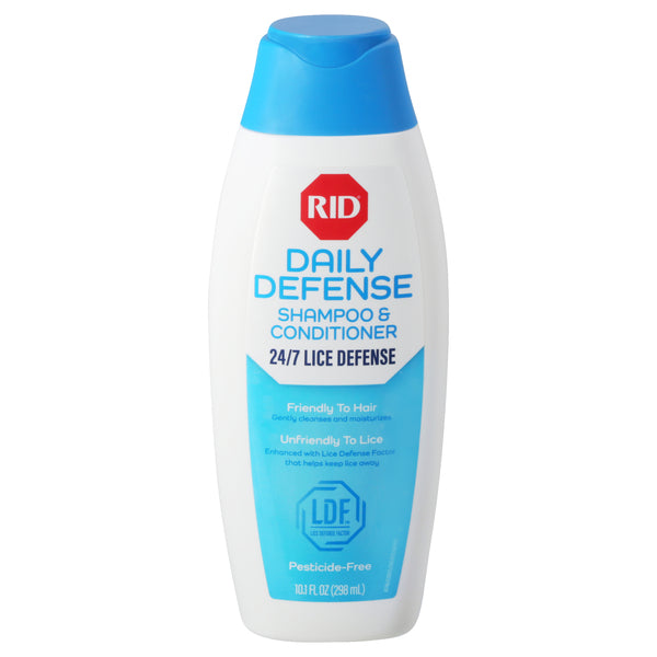 Rid Rid Shampoo & Conditioner, Daily Defense 10.1 Fl Oz Shampoo & Conditioner