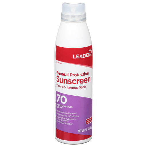 Leader Leader General Protection SPF 70 Clear Sunscreen Spray - 5.5 Oz Sunscreen