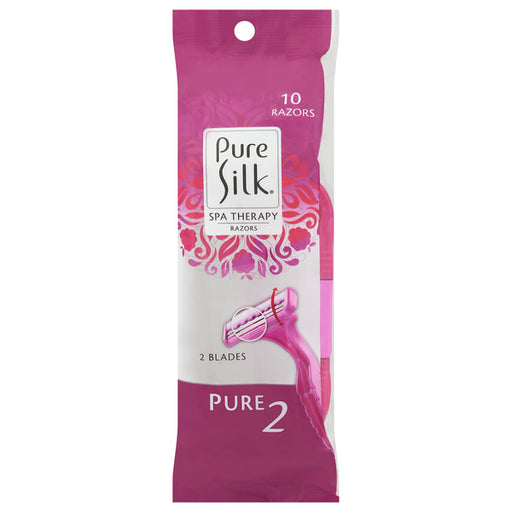 Pure Silk Pure Silk® Disposable Razors – 2-Blade (2 Count) Razors & Razor Blades
