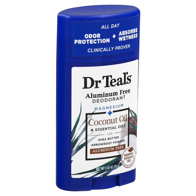 Dr Teal's Dr Teal's Coconut Oil Aluminum Free Deodorant 2.65 Oz Deodorant