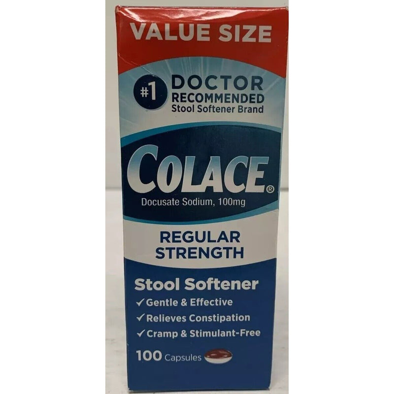 Colace Colace Value Size Regular Strength Stool Softener Capsules Folding Chairs & Stools