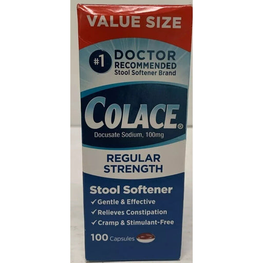 Colace Colace Value Size Regular Strength Stool Softener Capsules Folding Chairs & Stools