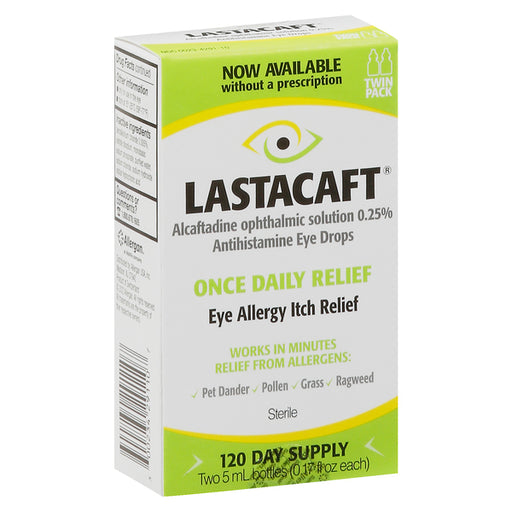 Lastacaft Lastacaft Once Daily Relief Antihistamine Eye Drops, 0.25% - 5 mL (2 Pack) Eye Drops & Lubricants