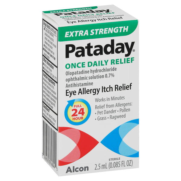 Pataday Pataday Alcon Once Daily Eye Allergy Itch Relief, Extra Strength - 2.5 Ml Ear Care