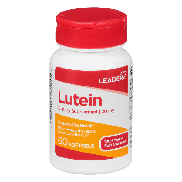 Leader Leader Lutein, 20 Mg, Softgels Vitamins & Supplements