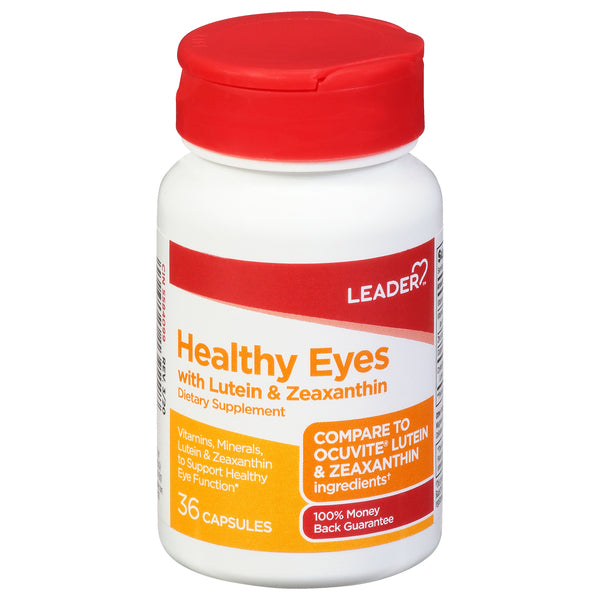 Leader Leader™ Healthy Eyes with Lutein & Zeaxanthin – Eye Health Supplement – 36 Softgels Vitamins & Supplements