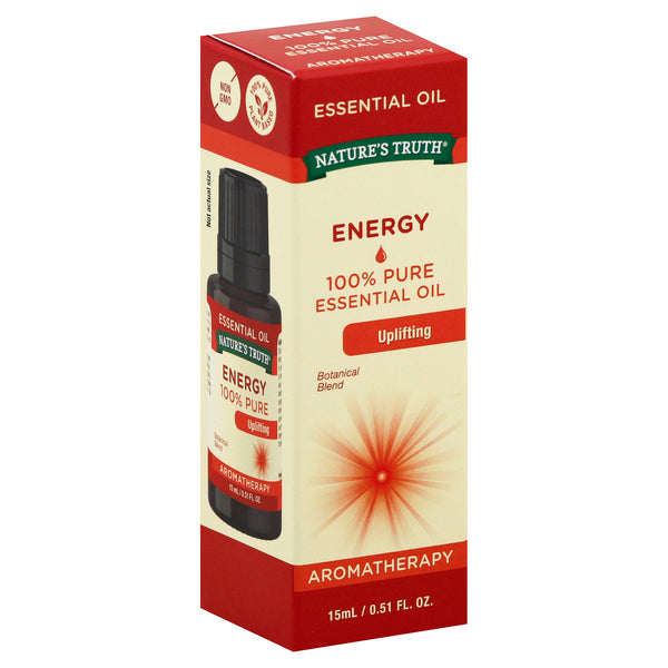 Nature's Truth Nature's Truth Essential Oil, Pure, Energy, Uplifting 0.51 Fl Oz Personal Care Wheat