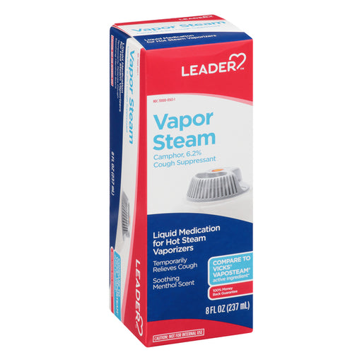 Leader Health Care Leader Health Care Vapor Steam, Menthol Scent, 8 Oz Medicine Cabinets Lavender