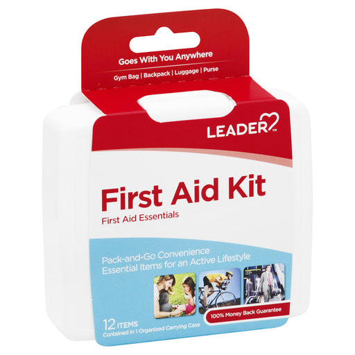 Leader Leader® First Aid Kit – 12 Pieces (Compact/Travel Size) First Aid
