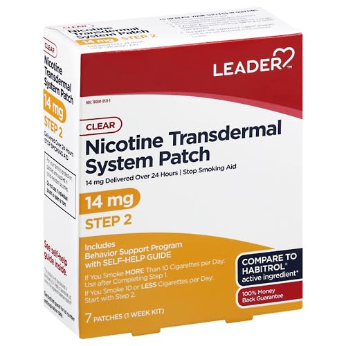 0 Leader, Stop Smoking Aid, 14 Mg, Step 2, Patch Gun Cleaning Patches