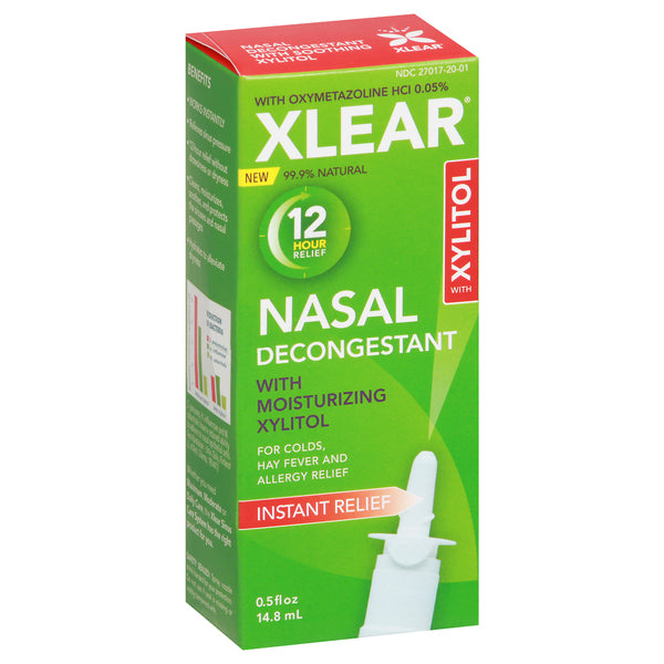 Xlear Xlear® 12 Hour Decongestant Nasal Spray – Oxymetazoline HCl with Xylitol Health & Beauty Olive Drab