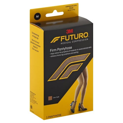 Futuro Futuro 3M, Medical Compression Firm Pantyhose Nude Medium Supports & Braces