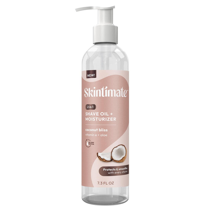 Skintimate Skintimate 2 In 1 Shave Oil + Moisturizer Coconut Bliss 7.3 Oz Lotion & Moisturizer