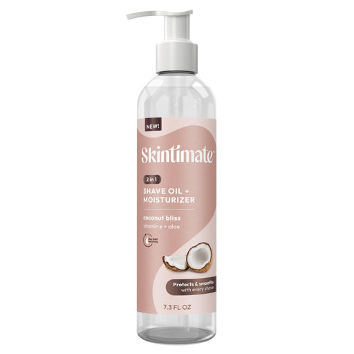 Skintimate Skintimate 2 In 1 Shave Oil + Moisturizer Coconut Bliss 7.3 Oz Lotion & Moisturizer