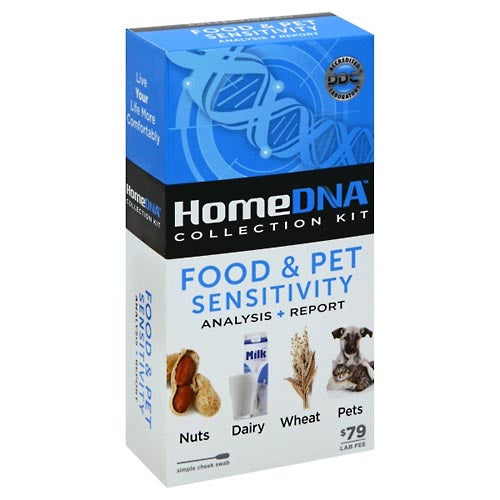 HomeDNA HomeDNA™ Food & Pet Sensitivity At-Home DNA Test Kit Health Care