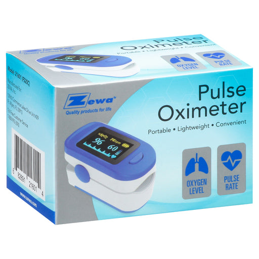 Zewa Zewa® Fingertip Pulse Oximeter – Digital SpO_2 Monitor Pulse Oximeters