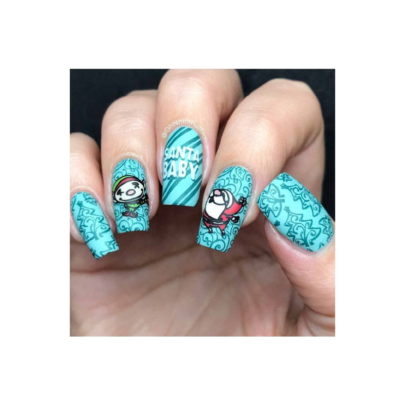 UberChic Beauty Holiday Jingle, (Christmas-03) Stamping Plate